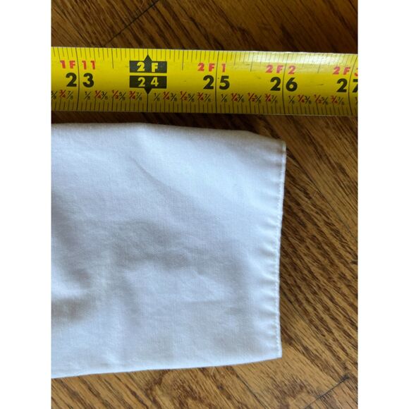 Jonathan Simkhai White High Low Button Up Shirt Top  Women's Size Large - Picture 9 of 9